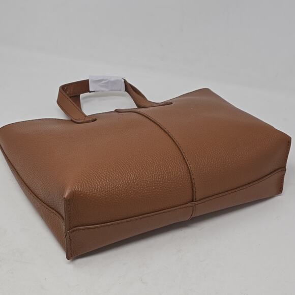 Loft Crossbody Brown Leather Tote Bag - Picture 4 of 7